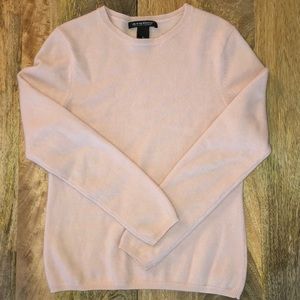 Avelina Women's Pink Crew Neck Sweater